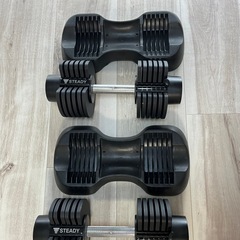 steady 可変式ダンベル20kg✖️2の画像