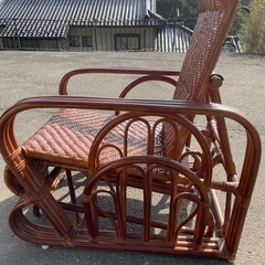 値下げしました籐のチェアーの画像