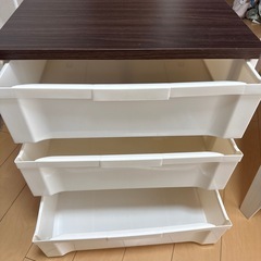 3段収納　棚の画像