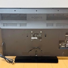 SHARP AQUOS 40V型　LC-40H30 2015年の画像