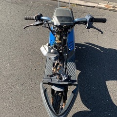鍵付き　旧原付　ヤマハジョグ27V　ペリカンジョグ　初期型　圧縮有り　キック降ります　ブレーキ固着無し　　の画像