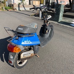 鍵付き　旧原付　ヤマハジョグ27V　ペリカンジョグ　初期型　圧縮有り　キック降ります　ブレーキ固着無し　　の画像