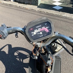 鍵付き　旧原付　ヤマハジョグ27V　ペリカンジョグ　初期型　圧縮有り　キック降ります　ブレーキ固着無し　　の画像