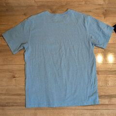 大きめのライトブルーのTシャツの画像