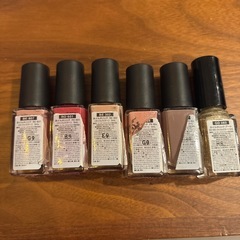 Nail Holic ネイルカラー 6本セット　ピンク　ラメの画像