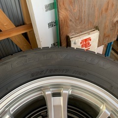 ★グッドイヤー アイスナビ SUV 265/65R17 アルミホイール付きスタッドレスタイヤ4本セット★の画像