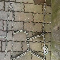 これからの雪に！　未使用品、大型用亀甲型タイヤチェーン　11R22.5の画像