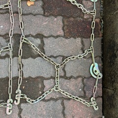 これからの雪に！　未使用品、大型用亀甲型タイヤチェーン　11R22.5の画像