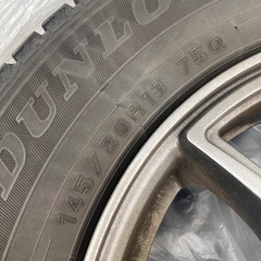 冬タイヤ　2021年製
　タント　スタッドレスタイヤ　155/65R14適合　ホイールセットの画像
