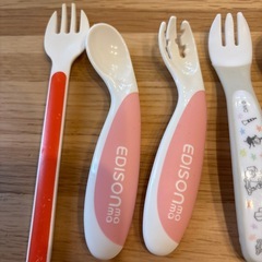 エジソン　ムーミン　離乳食　0歳　1歳　スプーン　フォークの画像