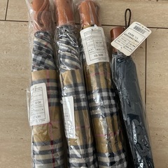 【未使用品】折り畳み傘４本セットの画像