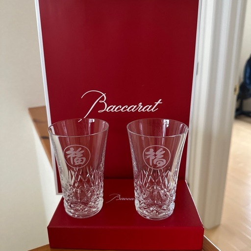 バカラ【新品・未使用】グラスジャパン福 アリア 2客セット