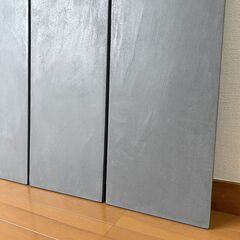 モールテックス 天板 3個セット グレー｜コンクリート アクセサリー置き 展示台 無機質の画像