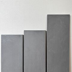 モールテックス 天板 3個セット グレー｜コンクリート アクセサリー置き 展示台 無機質の画像