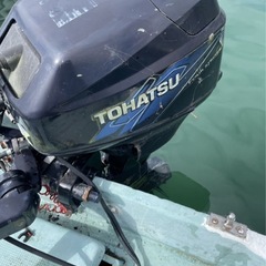 大分発⭐️走行動画あり⭐️エンジン絶好調🌈トーハツ4スト9.9馬力 係留継続⭕️船検たっぷり⭐️陸送します‼️の画像