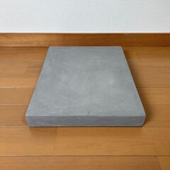 モールテックス ディスプレイ台 グレー｜コンクリート アクセサリー置き 無機質の画像