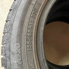 スタッドレスタイヤ　155/65R13 4本の画像