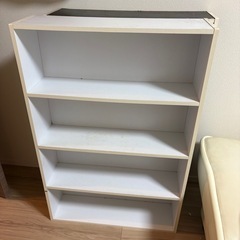 カラーボックス 4段 本棚の画像