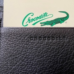 　中古　Crocodile レザー 長財布 黒の画像