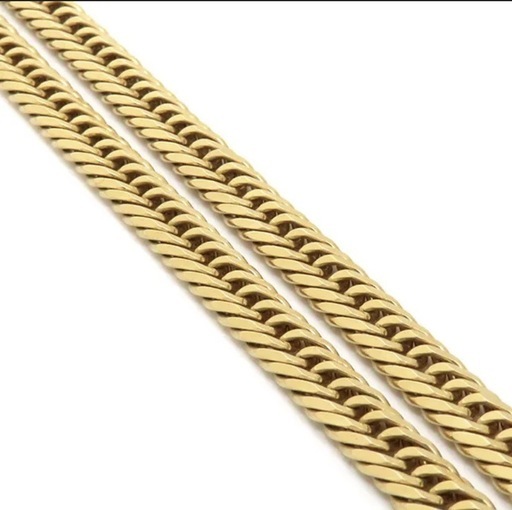 喜平 KIHEI ネックレス K18 18金 50cm 30.4g 8面 トリプル K18YG イエローゴールド 造幣局検定マーク