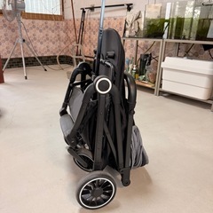 ペットカート 折り畳み ブラック グレー ぺペットバギーの画像