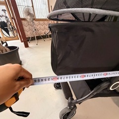 ペットカート 折り畳み ブラック グレー ぺペットバギーの画像