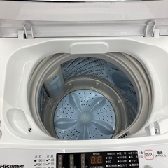 【トレファク高槻店】安心の1年間保証！取りに来られる方限定！Hisense（ハイセンス）の全自動洗濯機のご紹介です！の画像