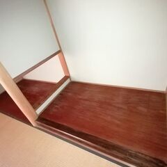 床の間　一式　ケヤキ一枚板　北山丸太　天然しぼの画像