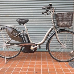大阪市内配達無料ヤマハ電動アシスト自転車バッテリー8.9Ah シルバーの画像