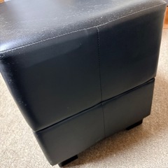 オットマンくろ黒の画像