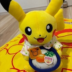 ぬいぐるみ うどんピカチュウ ポケモンセンターカガワ ショップ袋付きの画像