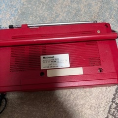 ナショナル ラジカセ 昭和レトロ かどうひん稼働品の画像