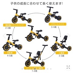 4in1変形三輪車🚲ストライダー👶の画像