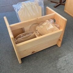 現状販売 特価 家具 インテリア 収納 新生活 引越し 工具 机 事務所 店舗 オフィス 中古 リサイクル木の入れ物　の画像