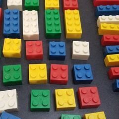 ★組み立てブロック70～75個★中古の画像