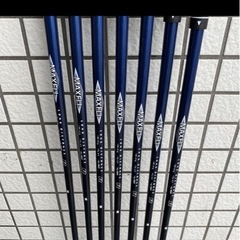 グリップ交換済みダンロップアイアンセット、おまけでドライバーとフェアウェイウッドもあり　の画像
