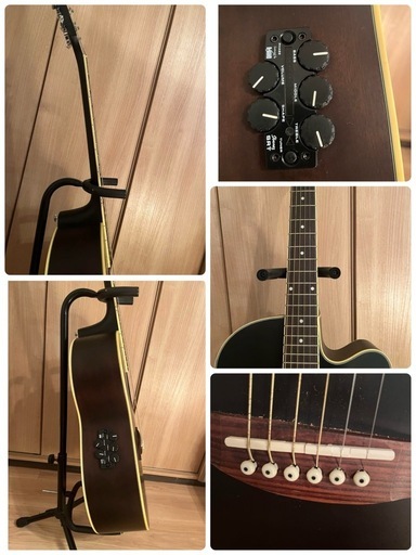 Ibanez AELシリーズ エレアコギター（6弦）ブラックカラー【ジャンク】
