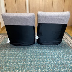 背・肩をささえる座椅子 2個の画像