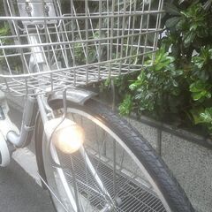 電動26インチ 税別￥33.455- 新基準パナソニックビビNX　6.6Ah 電動自転車　３ヶ月保証　シルバー225の画像