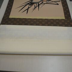 [1647] 達摩祖師 掛け軸 だるま 達磨 達摩大師 忍 人物画 古美術の画像