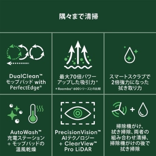【新品未使用】RoombaPlus 505 Comboロボット+AutoWash