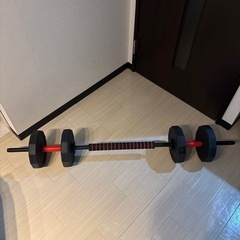 筋トレベンチ＆可変式ダンベルの画像