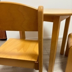 キッズデスク　チェア　セットの画像
