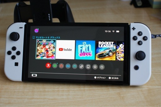 【美品】Nintendo Switch 有機ELモデル ホワイト ソフト付き