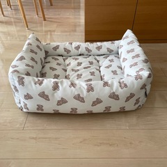 🐶ワンちゃん用ベッド(ほぼ未使用)をもらってください！の画像