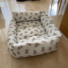 🐶ワンちゃん用ベッド(ほぼ未使用)をもらってください！の画像