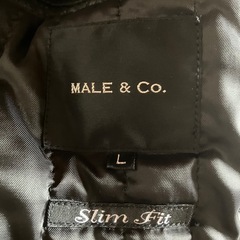 今の季節に‼️本革ライダースジャケット‼️MALE&CO.　きれいです‼️の画像