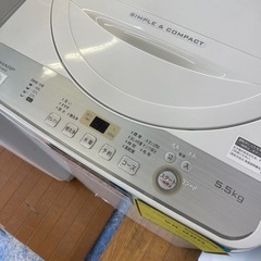 割引ｱﾘ【ジャングル深井店】洗濯機　シャープ　ES-GE5C　218年製生活家電 家電 堺市（中区 堺区 西区 東区 南区） 和泉市 河内長野市 富田林市 松原市 狭山市 深井 【FU2781】の画像