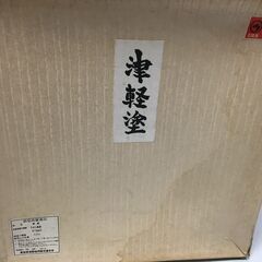 ♪【未使用保管品】青漆蓮 津軽塗 茶枢 茶道具 茶器 サイズ9寸 天然木 漆器 (NF251025) Zi-2300の画像