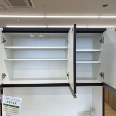 A-389★ジモティ割引あり★【リユースのサカイ野々市店】食器棚 ブラウン ※クリーニング済みの画像